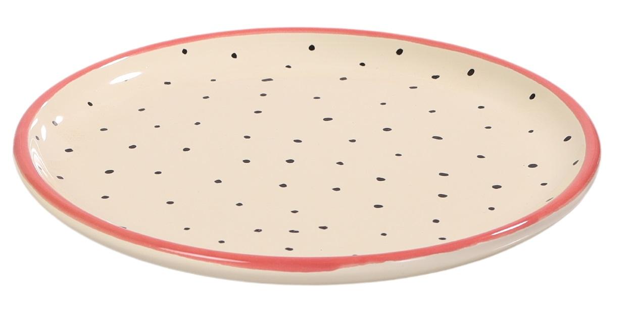 Prato Redondo Liso Pitaya Tropicalia –– 23 cm