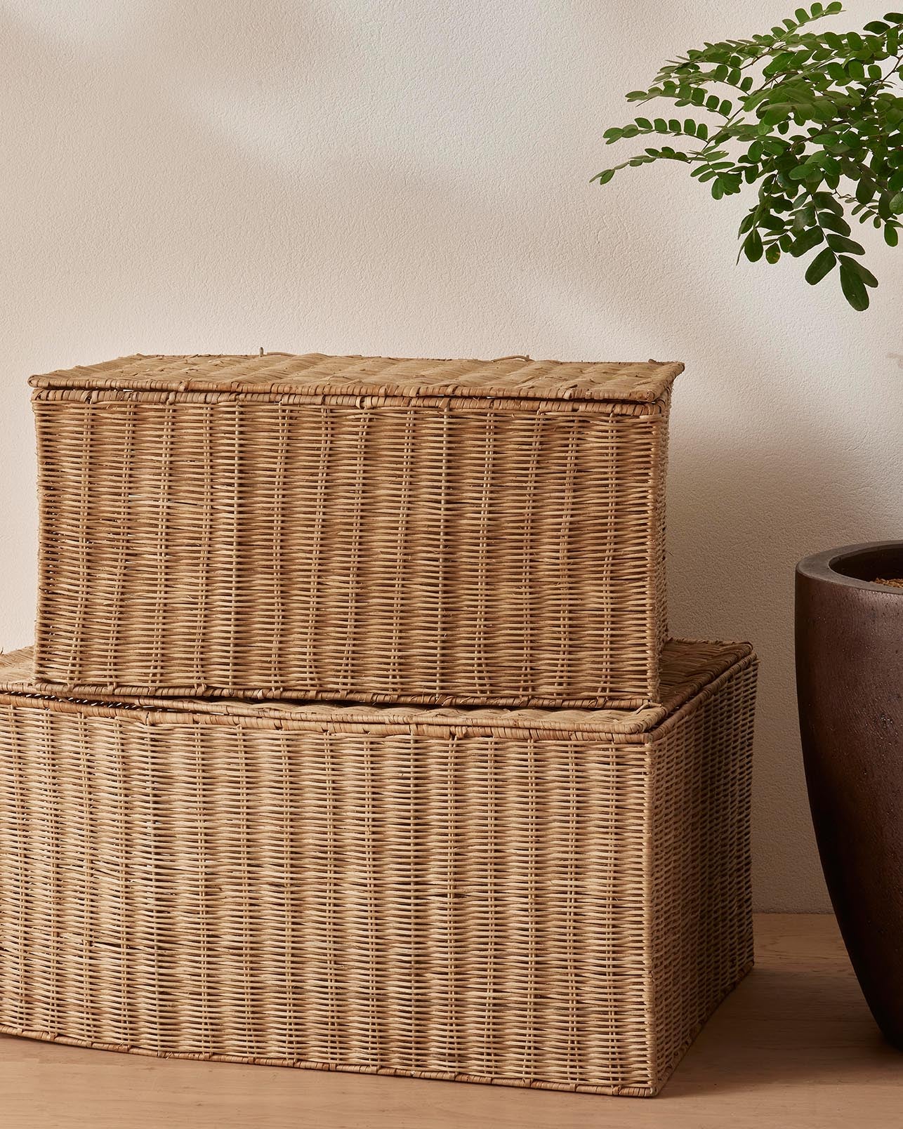 Baú em Rattan P – 26 x 50 x 37 cm