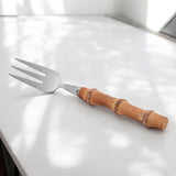 Conjunto Tulum – 4 Garfos de Bolo com Cabo de Bambu