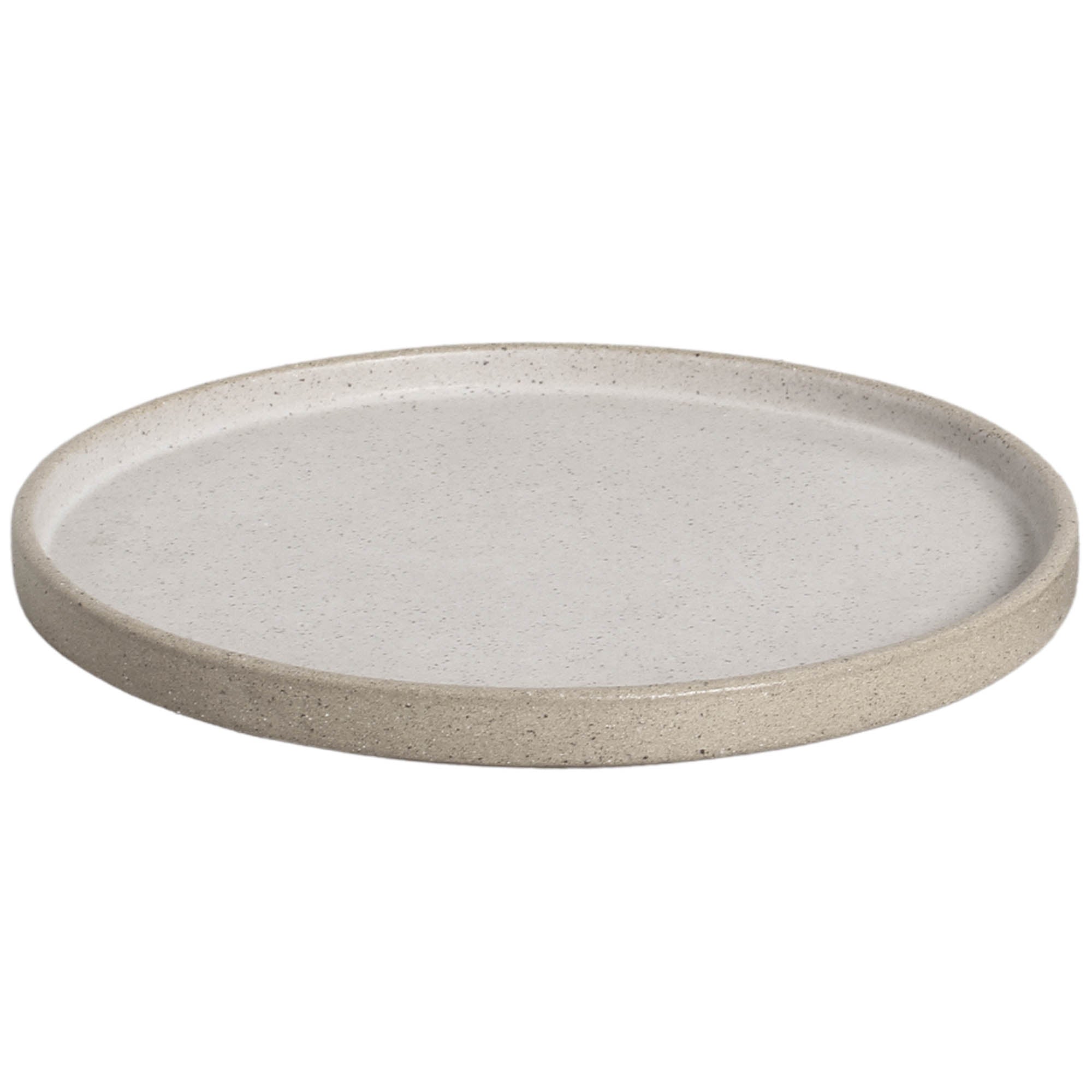 Prato Raso Cerâmica Minimalista -  25,5 cm