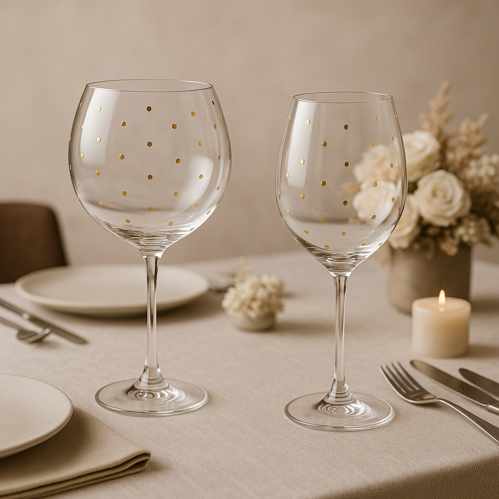 Conjunto com 4 Taças de Gin Dots – 650 ml