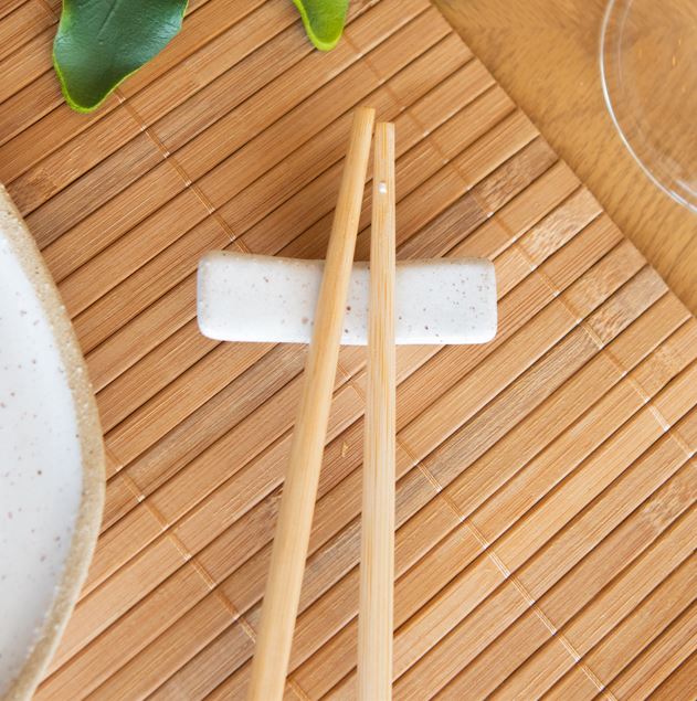 Porta Hashi/Talher Terra - 6,5 x 2 cm