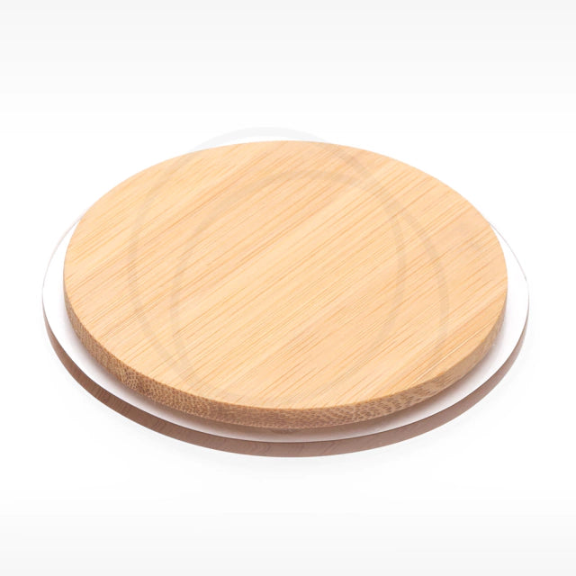 Porta Copos em Acrílico e Bambu - 10cm