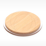 Porta Copos em Acrílico e Bambu - 10cm