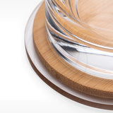 Porta Copos em Acrílico e Bambu - 10cm