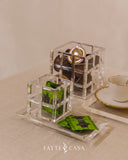 Cubo Bisotê Acrílico G - 12cm