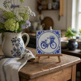 Azulejo decorativo bicicleta ambientado