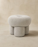 Puff Trium Tecido Cinza Claro - 35x45cm