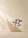 Escultura Bicicleta Polirresina e Metal Cobre