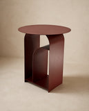 Mesa de Apoio Orion Aço Vermelho Cereja - 42x38cm