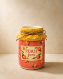 Cachepot Cerâmica Pote Peach Jam - 14,5x12cm