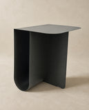 Mesa Lateral Verso Aço Grafite - 42x38cm