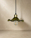Luminária Pendente Decor Verde - 126x22cm
