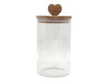 Pote Decorativo em Vidro Borossilicato (Coração) - 1.050 ml