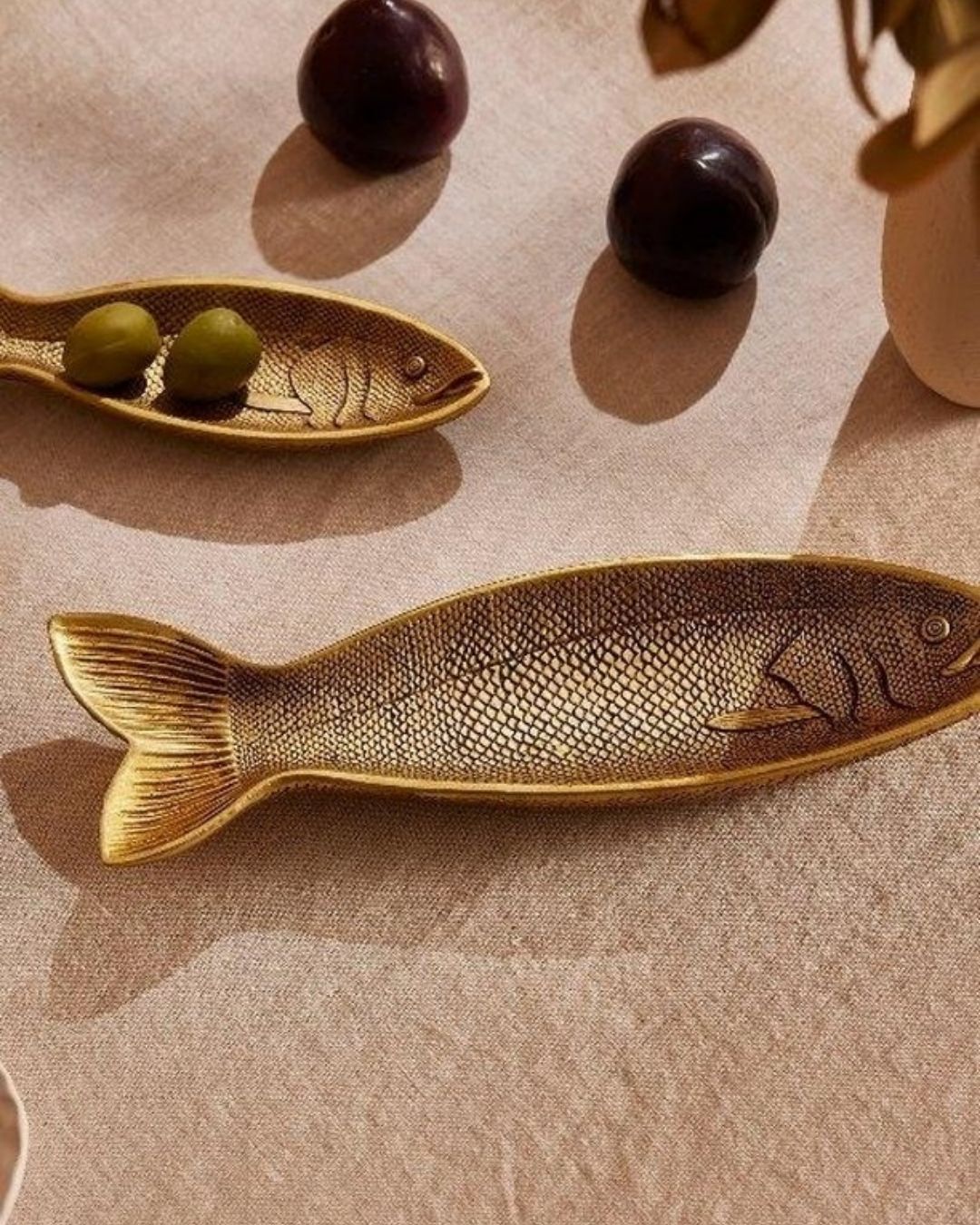 Bandeja Gold Fish - 30x8,5cm