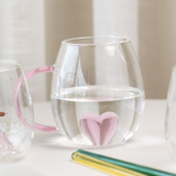 Caneca Borossilicato Coração 3D – 350 ml