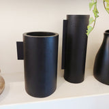 Vaso Tag Concreto Preto - 18x30cm