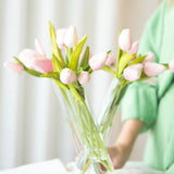 Tulipa Rosa Claro Toque Real - 24cm
