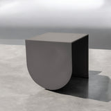 Mesa Lateral Metal Cinza - 45x45cm