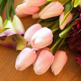 Tulipa Rosa Claro Toque Real - 24cm