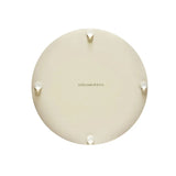 Bandeja Decorativa Acqua Aroma Redonda em Resina (Algodão Neutro) - 16,5 × 16,5 cm