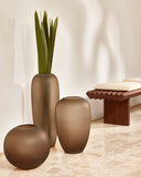 Vaso Amalfi Champagne - 15 x 16 cm
