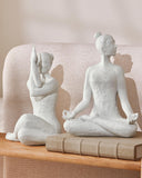 Escultura Yoga Côte d’Azur - 30 x 22 x 15,5 cm