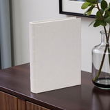 Livro-Caixa Linho Branco – 31 x 24,5 cm