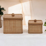 Caixa Rattan Java G - 15 x 15 cm