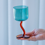 Taça Base Orgânica Love Azul/Vermelho - 370 ml