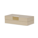 Caixa Decorativa Essence PU Slim - 7,5 × 26 × 13,5 cm