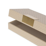 Caixa Decorativa Essence PU Slim - 7,5 × 26 × 13,5 cm