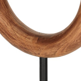 Escultura Decorativa Argola - 40,9 × 24,5 × 9 cm