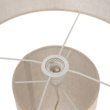 Luminária de Chão com Revestimento em Linho - 129x46cm