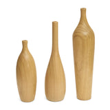 Vaso em Madeira M - 38,5 x 10cm