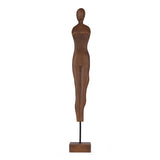 Escultura Humana Madeira G - 70 x 10,5 x 10,5 cm