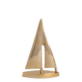 Escultura Barco Dourado - 32,5 x 21,5 x 7,5 cm