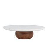 Centro de Mesa Marble Wood - 8,5 × 30 cm