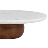 Centro de Mesa Marble Wood - 8,5 × 30 cm