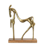 Escultura Decorativa Cavalo Imperial - 35,5 × 26,5 × 10 cm