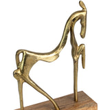 Escultura Decorativa Cavalo Imperial - 35,5 × 26,5 × 10 cm