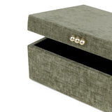 Caixa Decorativa Velour G - 12,5 × 30 × 20 cm