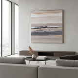 Quadro Texturizado Abstrato I - 120 × 120 × 4,5 cm