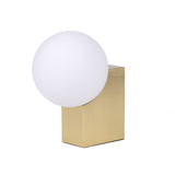 Luminária Decorativa Orb Dourada - 18 × 11 × 15 cm