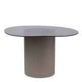 Mesa Metal e Vidro Organico P - 35,5 x 58 x 51 cm