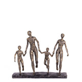 Escultura Decorativa Família Harmony - 32 × 38 × 11 cm