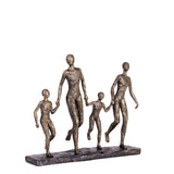 Escultura Decorativa Família Harmony - 32 × 38 × 11 cm