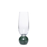 Taças para Espumante/Água Verde Esmeralda (2 Peças) - 17 × 5,5 cm