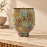 VASO OCEANO CERÂMICA TERRACOTA - 30CM