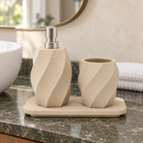KIT LAVABO DUNA NUDE - 3 PCS